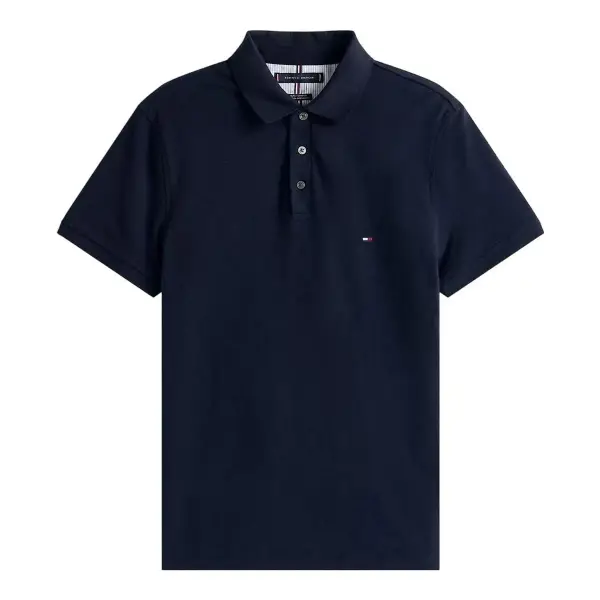 Slim Fit Stretch Pique Polo Top