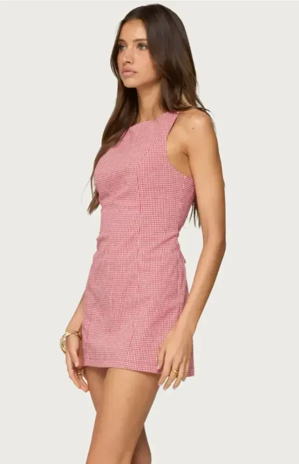Macee Gingham Romper