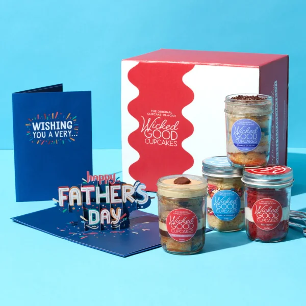 Mix & Match Father's Day Cupcake 2-Pack with Lovepop Card