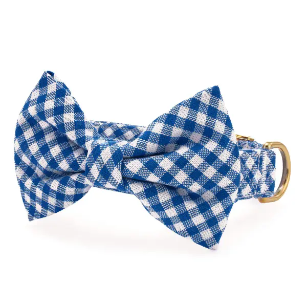 Gingham Bow Tie Collar
