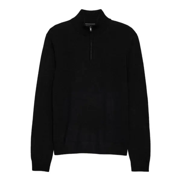 Merino Wool Quarter-Zip Sweater