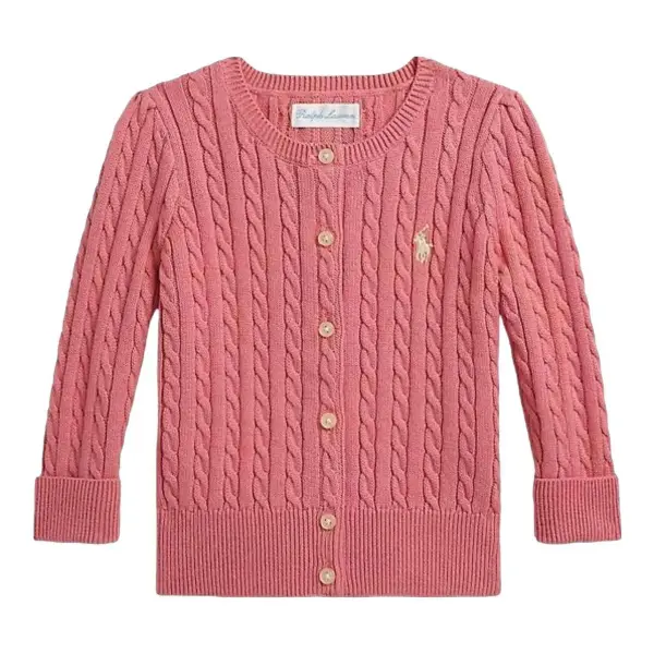 Mini-Cable Cotton Cardigan