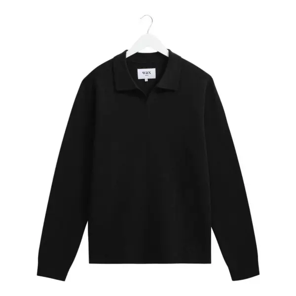 Carter Open Collar Milano Knit Polo