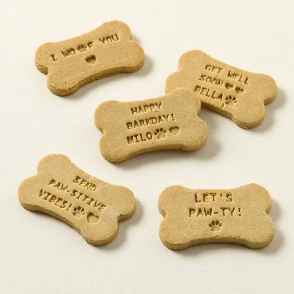 Custom Stamped Dog Biscuit – Set of 12