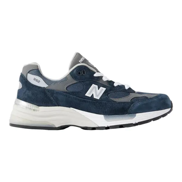 M992 Leather-Trimmed Suede, Nubuck And Mesh Sneakers