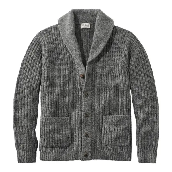 Classic Ragg Wool Sweater Cardigan