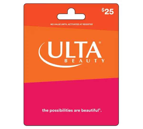 Ulta Beauty Physical Gift Card - $25