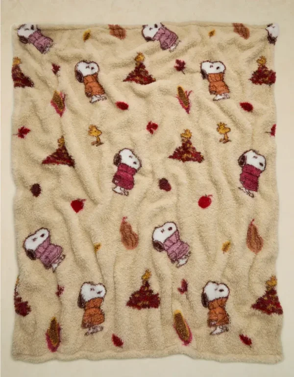 AE Snoopy Sweater Blanket