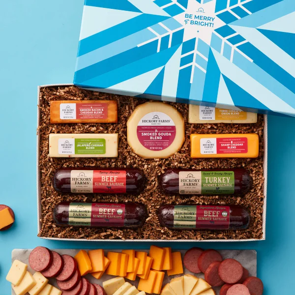 Be Merry Cheese & Sausage Lover's Gift Box