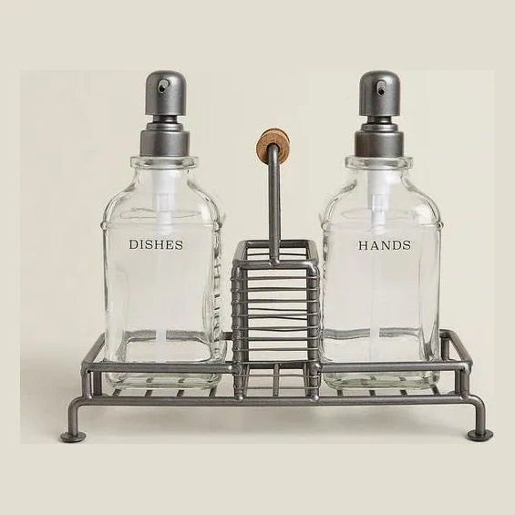 DOUBLE KITCHEN DISPENSER WITH STAND