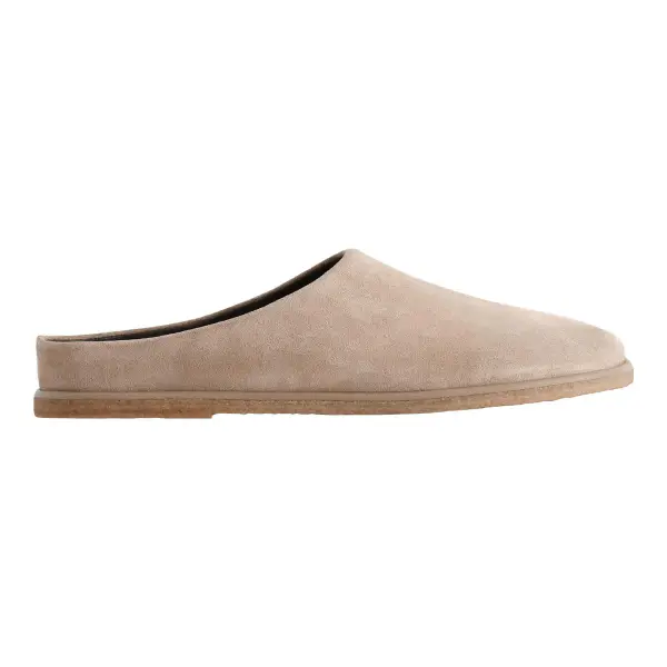 Suede Mules
