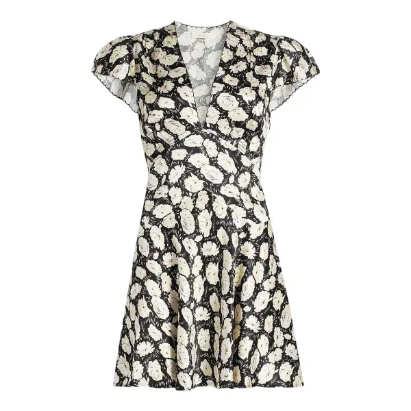 Dianne Floral V-Neck Minidress