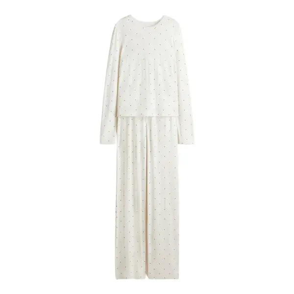 Pointelle Jersey Pajamas