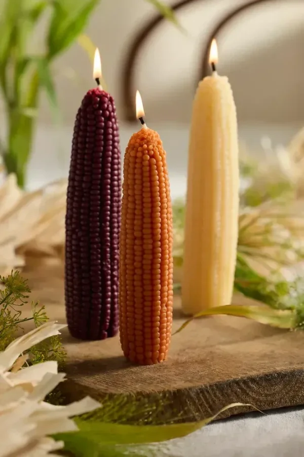 Happy Organics Corn on the Cob Candle