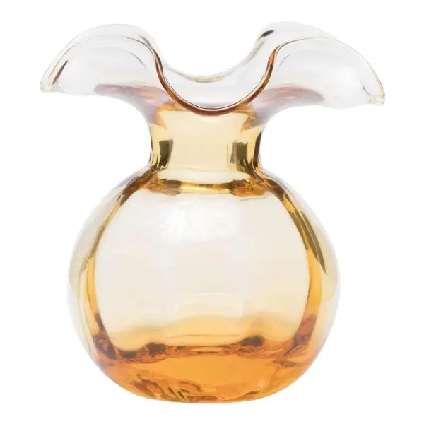 Hibiscus Glass Bud Vase