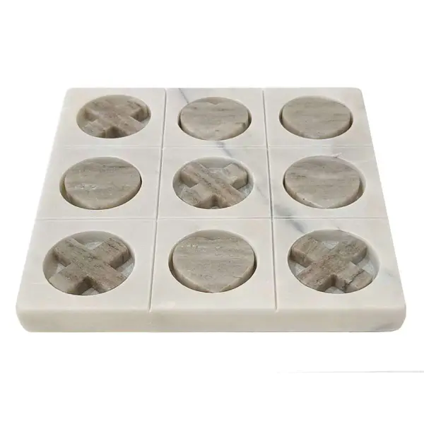 Marble Tic-Tac-Toe Game