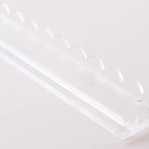 Clear Acrylic Racks With Scalloped Pusher