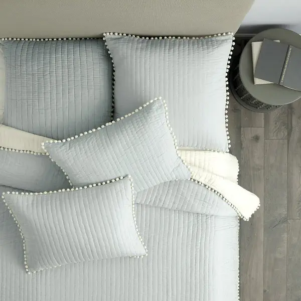 Audree Pom Pom Quilted Bedding