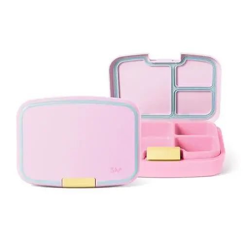 Simple Modern Porter Bento Lunch Box | BPA Free, Leak-Resistant, Dishwasher Safe | Lunch Container for Girls, Boys, Toddlers, Kids, Adults | 3 Compartments, Sherbet