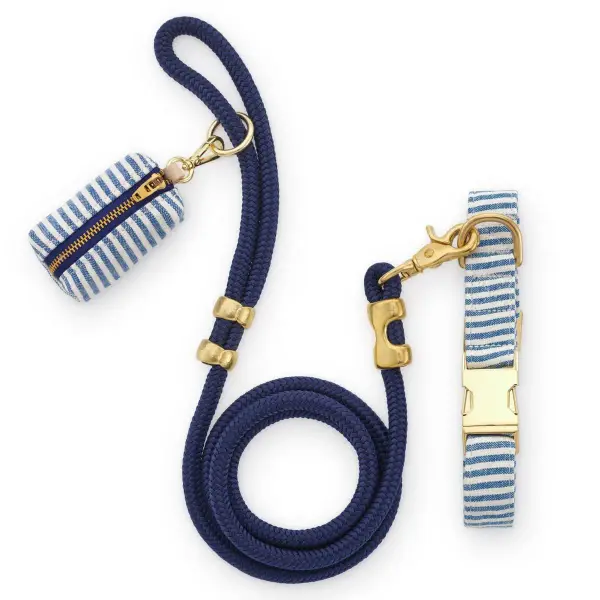 Stripe Collar Walk Set
