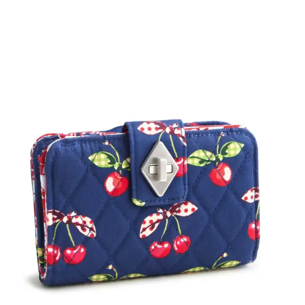 Small Turnlock Wallet - Cherry Picking