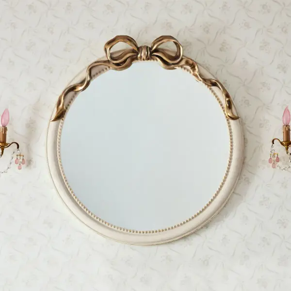 Bow Round Mirror