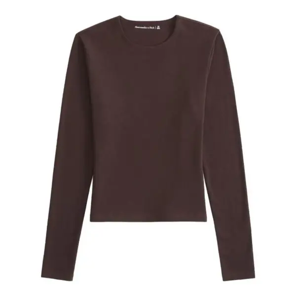Double-Lined Long-Sleeve Baby Tee Top