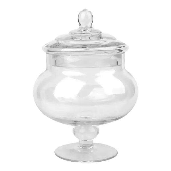 Clear Glass Apothecary Jar