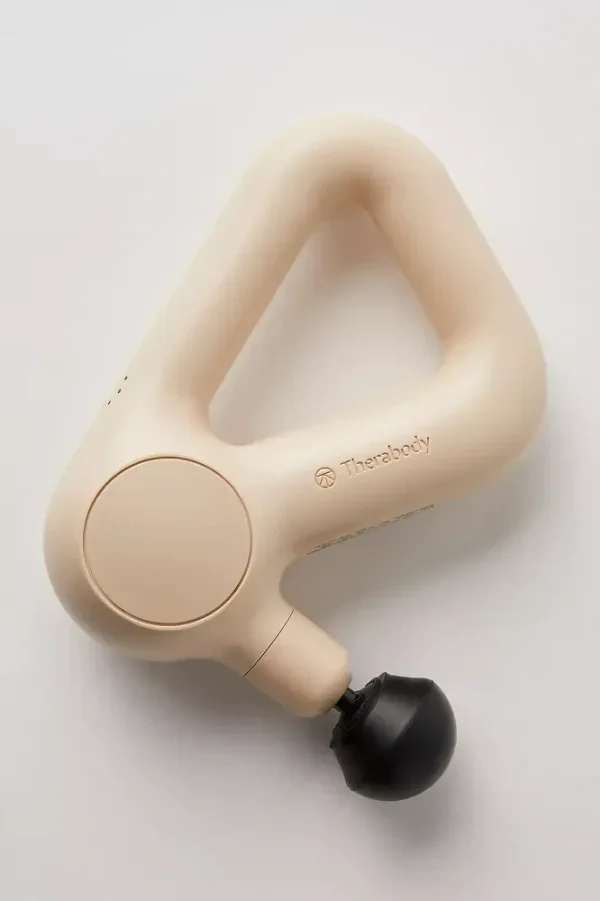 TheraGun Relief by Therabody - Easy-to-Use, Comfortable & Light Handheld Percussion Massage Gun for Everyday Pain Relief Massage Therapy in Neck, Back, Leg, Shoulder and Body (Sand)