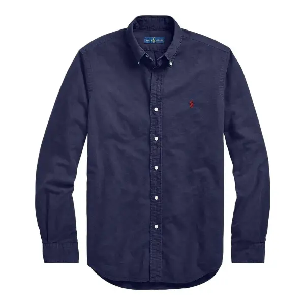 Garment-Dyed Oxford Shirt