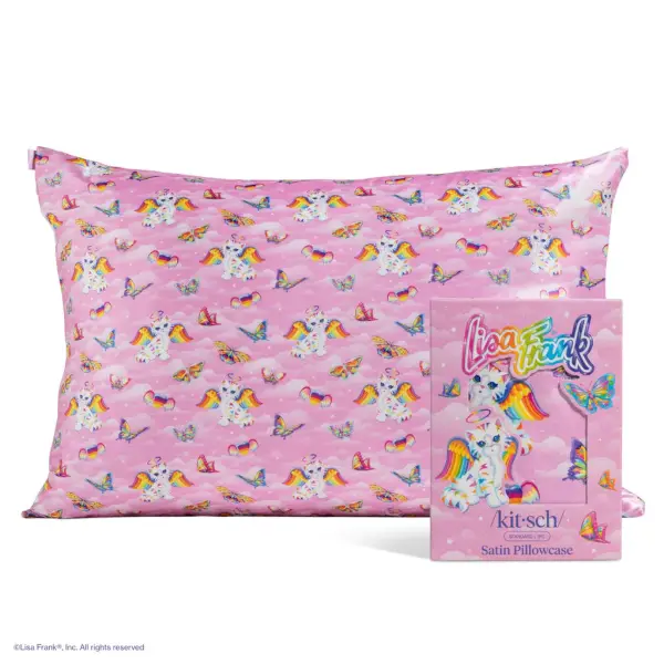 Lisa Frank x Kitsch Satin Pillowcase