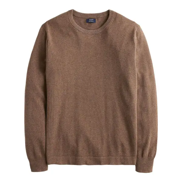 Cotton Crewneck Sweater-Tee
