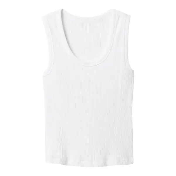 Rib Scoop Tank Top
