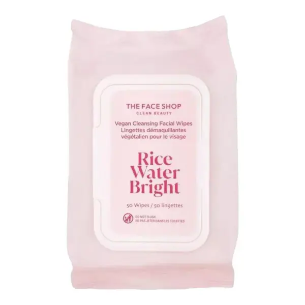 Rice Water Bright Cleansing Facial Wipes