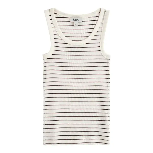Ribbed Cotton Tank Top