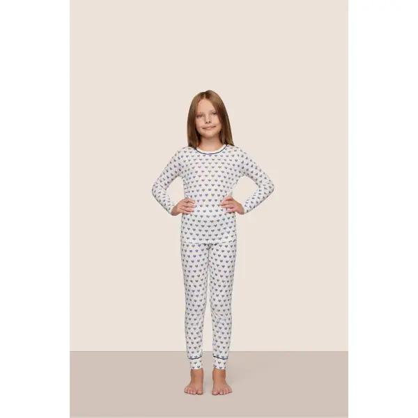 Printed Tencel Modal Long PJ Set