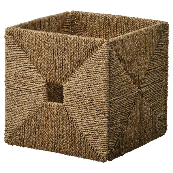 KNIPSA Basket - seagrass 12 ½x13x12 ½ "