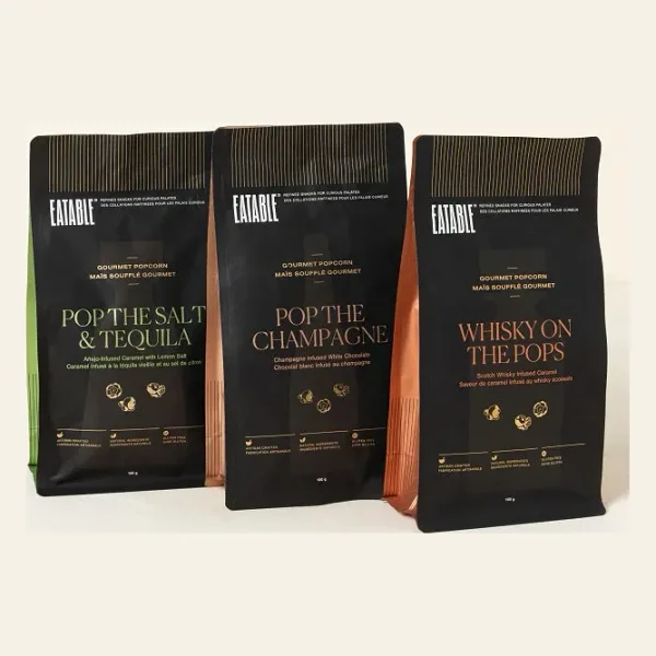 Gourmet Alcohol-Infused Popcorn Trio
