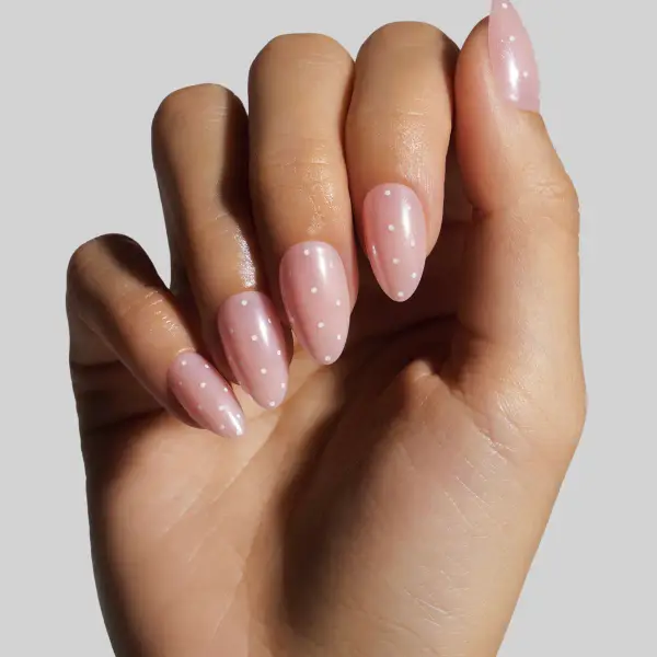 Angel Glaze Dot Short Almond