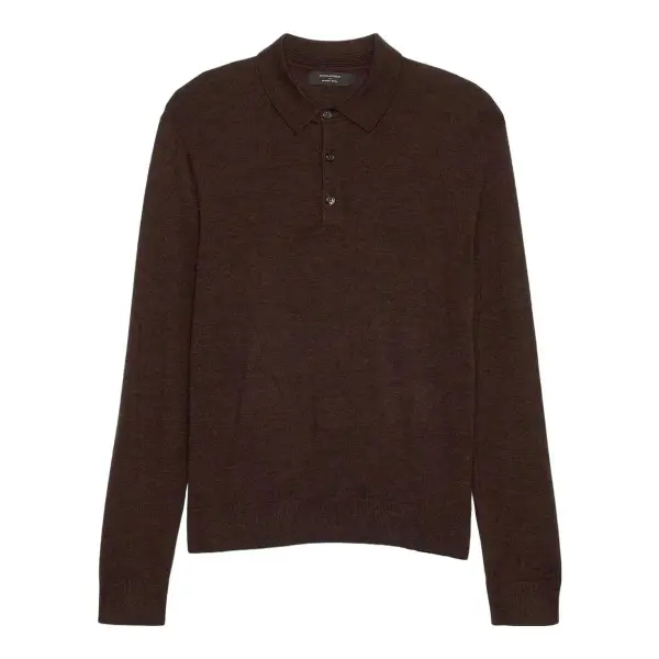 Merino Wool Sweater Polo