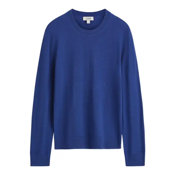 Slim Merino Wool Crew-Neck Sweater 
