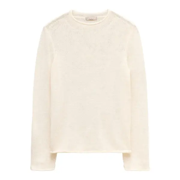 Summer Rollneck Sweater in Linen Blend