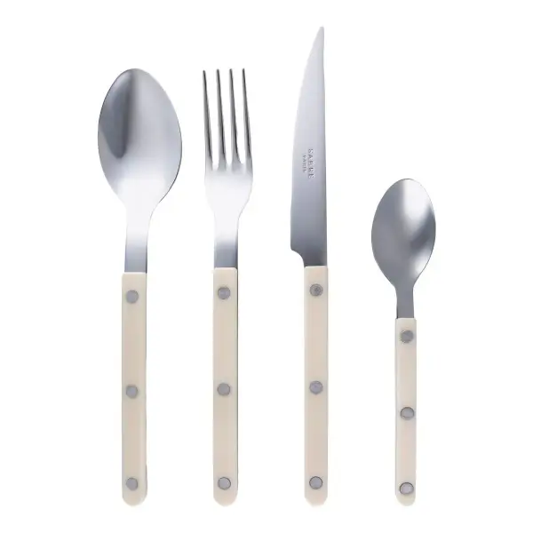 Bistrot Flatware Ivory 4 Pc