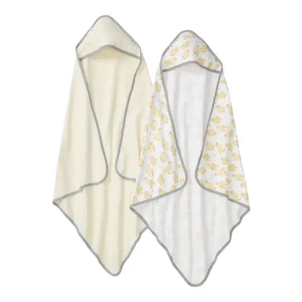 Organic Knit Terry Towels Set of 2