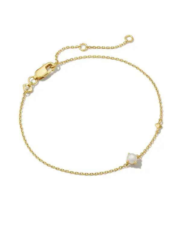 Maisie 18k Gold Vermeil June Delicate Chain Bracelet