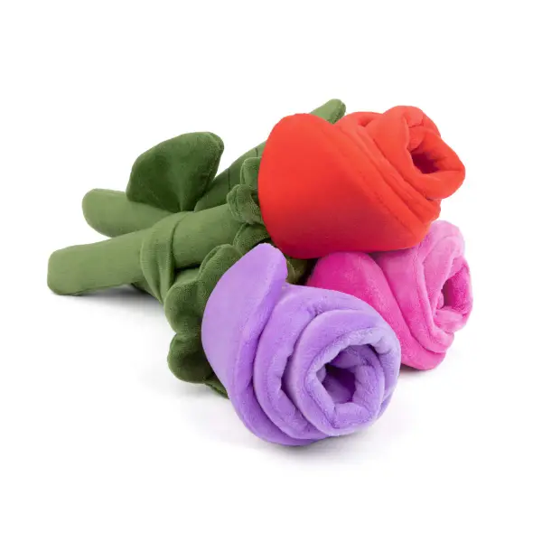 Bouquet Of Roses Interactive Snuffle Dog Toy