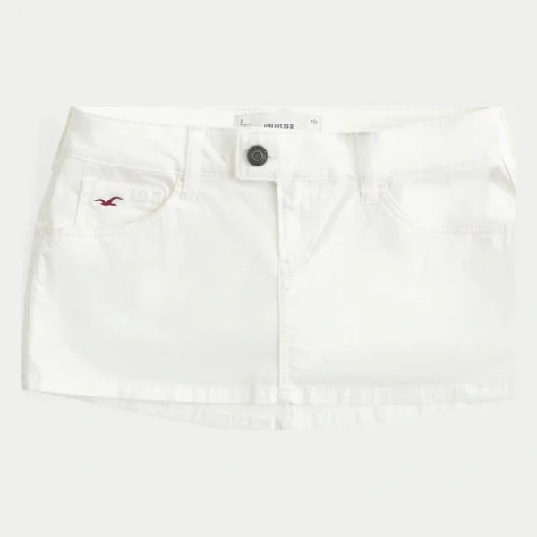 Ultra Low-Rise Twill Icon Micro Mini Skort