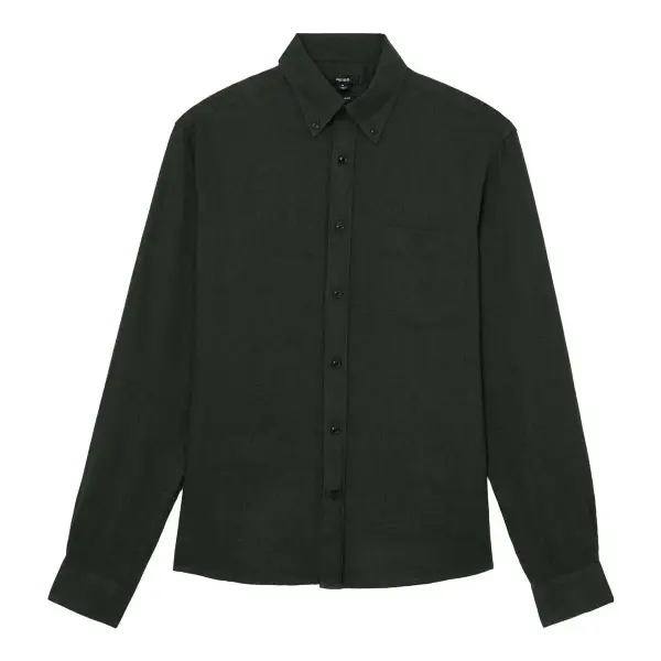 Queens Linen Regular-Fit Button-Down Shirt