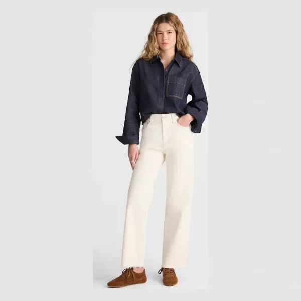 The Petite Perfect Vintage Wide-Leg Crop Jean