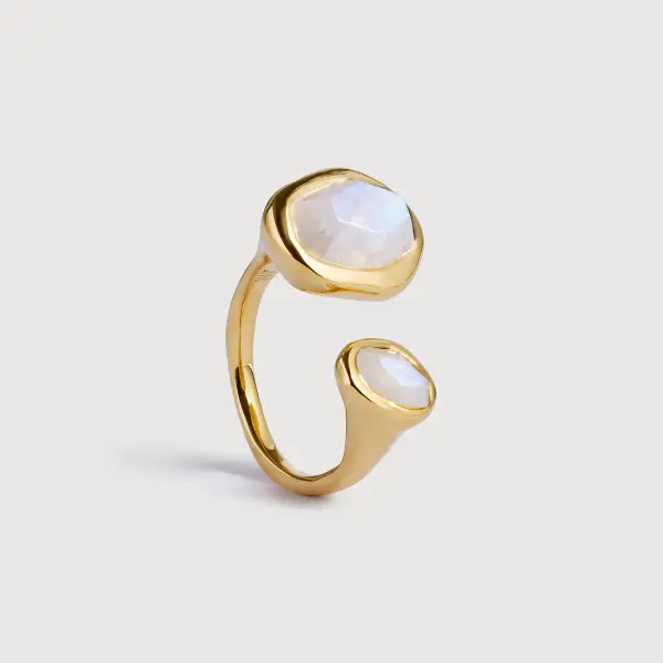 Odyssey Gemstone Open Ring
